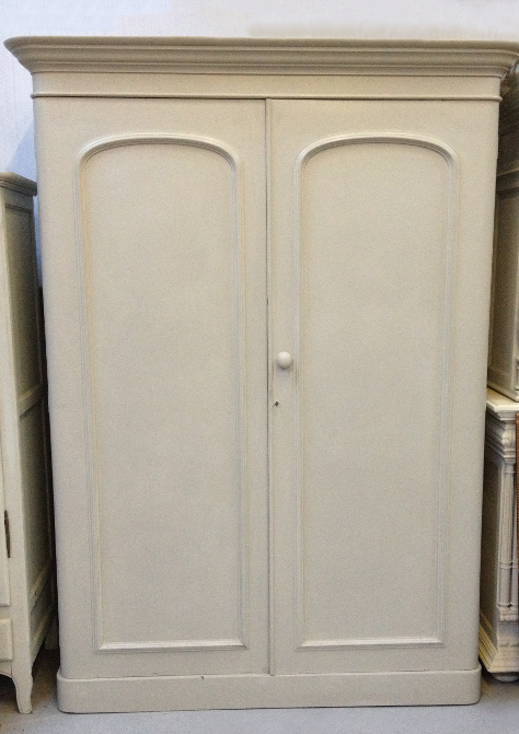 Large Victorian Painted Wardrobe